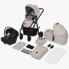 Lionelo Amber Plus 3-in-1 Kombivogn, Beige Sand