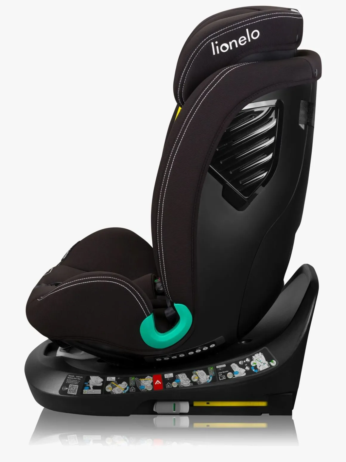 Lionelo Bastiaan One I-size Autostol, Black Carbon