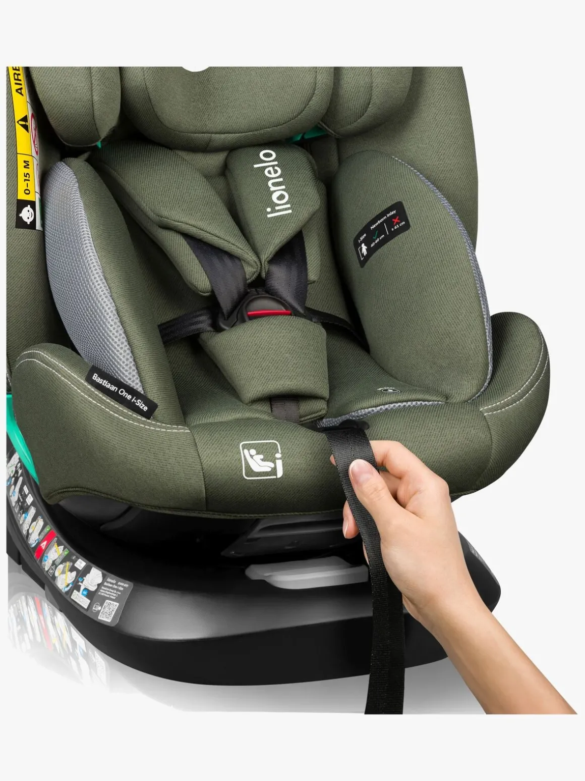 Lionelo Bastiaan One I-size Autostol, Green Olive