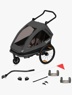 Lionelo Cama Cykelanhænger, Grey Graphite