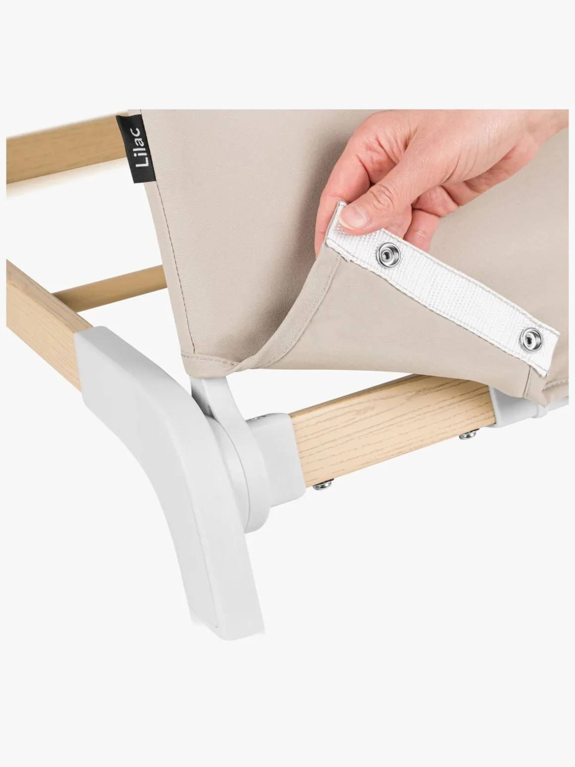 Lionelo Skråstol LILAC, Beige Sand