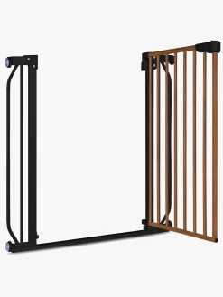 Lionelo Truus Slim Sikkerhedsgitter, Black Carbon/Natural