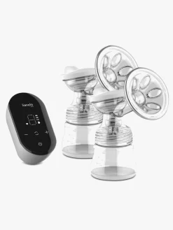 Lionelo Twee Go Elektrisk Dobbelt Brystpumpe, Grey Concrete