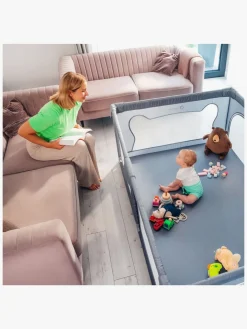 Lionelo WILLOW Kravlegård  til Barn & Baby, Grey Concrete