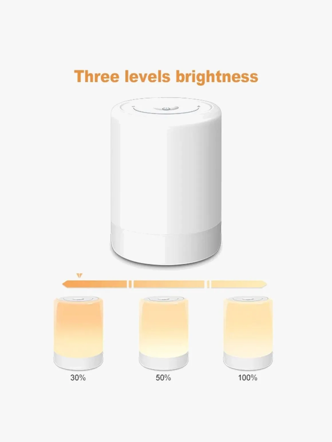 Lippa Colorful Touch Natlampe, Hvid