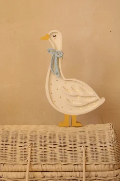 Little Lights Lampe Gås, Cottage Blue