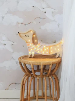 Little Lights Lampe Hundehvalp, Strawberry Cream