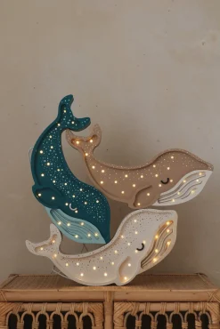 Little Lights Lampe Hval, Galaxy Teal