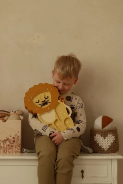 Little Lights Lampe Løve, Gul