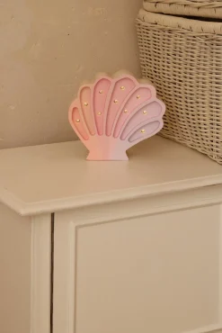 Little Lights Lampe Muslingeskal, Mermaids Pink