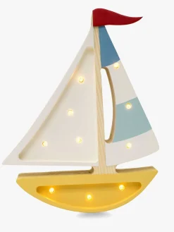 Little Lights Lampe Sejlbåd, Sennepsgul