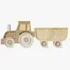 Little Lights Lampe Traktor, Coffee Cream