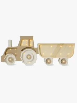 Little Lights Lampe Traktor, Coffee Cream