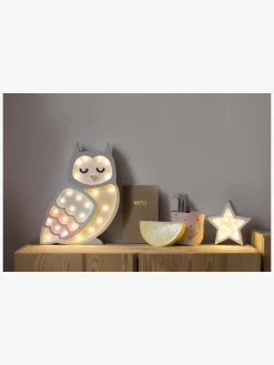 Little Lights Lampe Ugle, Multi
