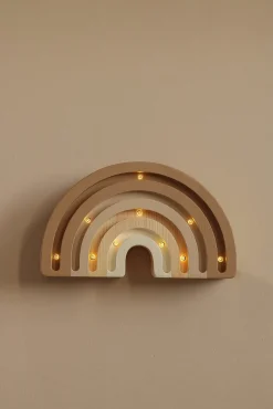 Little Lights Mini Lampe Regnbue, Cappucino