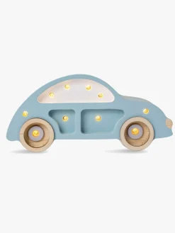 Little Lights Mini Lampe Bil, Retro Blue