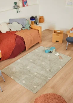 Lorena Canals Gulvpude Skyer, Salvieblå