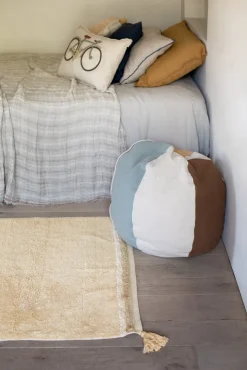 Lorena Canals  Vaskbart Gulvtæppe 90x130 Bloom, Guldfarvet