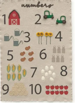 Lorena Canals Vægdekoration, Farm Numbers