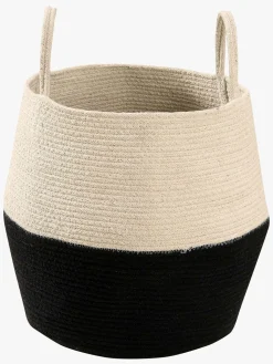 Lorena Canals Zoco Opbevaringskurv, Black-Natural