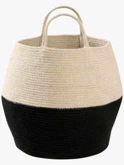 Lorena Canals Zoco Opbevaringskurv, Black-Natural