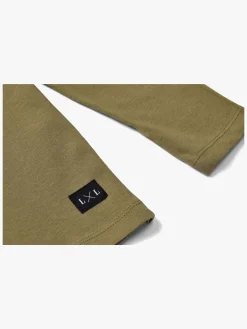 Luca & Lola Abel Langærmet T-Shirt 2-pak, Grey Melange/Brown