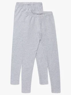 Luca & Lola Agata Leggings 2-pak, Grey Melange