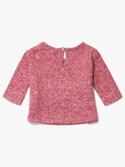 Luca & Lola Asia Trøje Baby, Dark Pink Melange