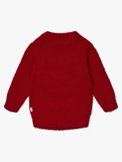 Luca & Lola Baby Trøje Winter Bunny, Red