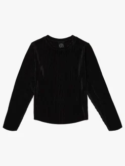 Luca & Lola Elettra Langærmet Top, Black