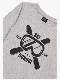 Luca & Lola Gabriel Langærmet T-Shirt, Grey Melange