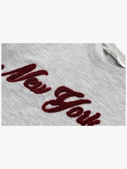 Luca & Lola Lauro Langærmet T-Shirt, Grey Melange