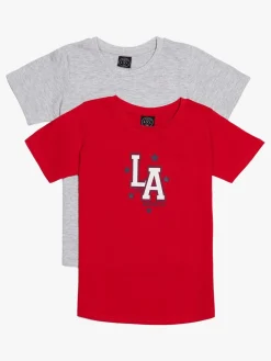 Luca & Lola Olivia Top 2-pak, Red