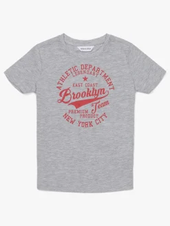 Luca & Lola Paulo T-Shirt 2-pak, Grey Melange/Navy