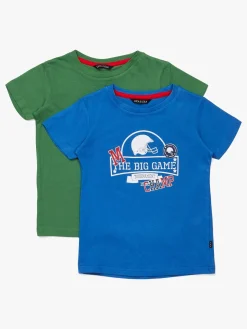 Luca & Lola San Marino T-Shirt 2-pak, Blue/Green