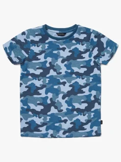 Luca & Lola San Marino T-Shirt 2-pak, Blue Camouflage/White