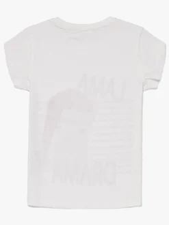 Luca & Lola Top Lama Drama, Bright White