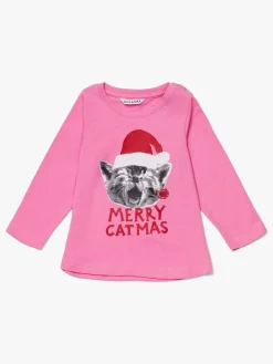 Luca & Lola Top Merry Catbaby, Pink