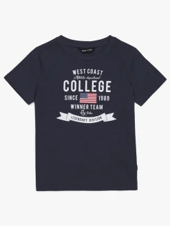 Luca & Lola Tore T-Shirt 2-pak, Navy/Grey Melange