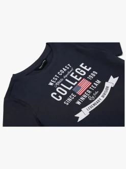 Luca & Lola Tore T-Shirt 2-pak, Navy/Grey Melange