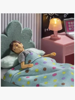 Lundby Teenage Room Set Dukkehustilbehør, Grøn/Lyserød