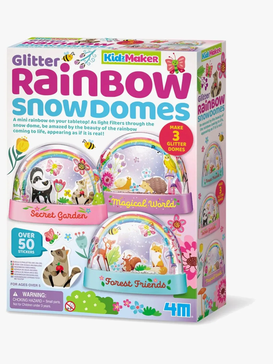 4M KidzMaker DIY-sæt Regnbue Snekugle