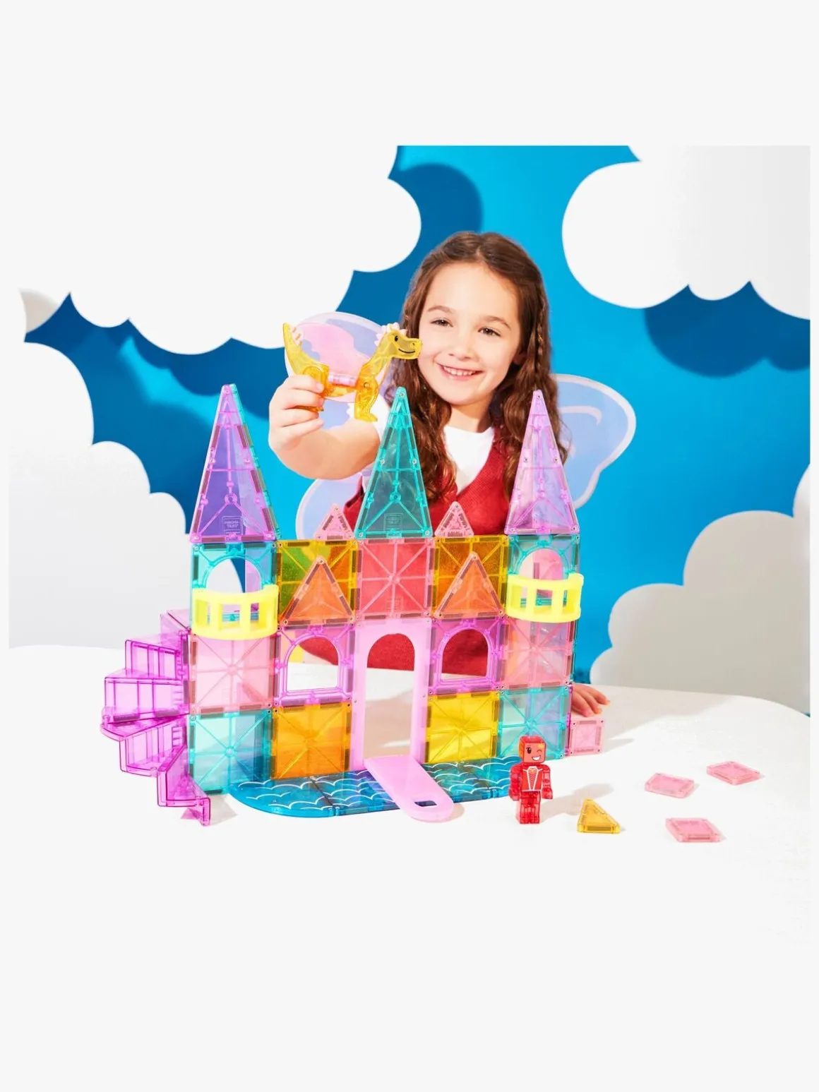 MAGNA-TILES Castle Deluxe Byggesæt 48 Dele