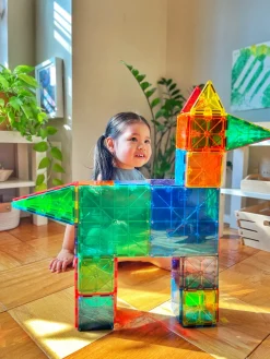 MAGNA-TILES Clear Colours Byggesæt 100 Dele