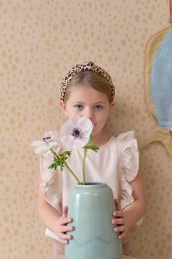 Majvillan Tapet Animal Dots, Dusty Peach