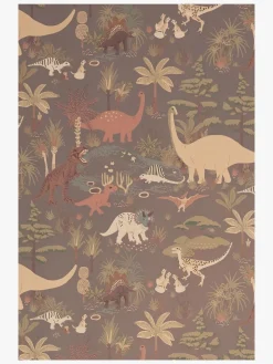 Majvillan Tapet Dinosaur Vibes, Evening Grey