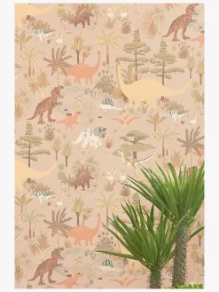 Majvillan Tapet Dinosaur Vibes, Sandy Beige