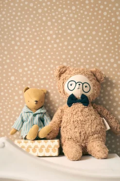 Majvillan Tapet Dots, Teddy Brown