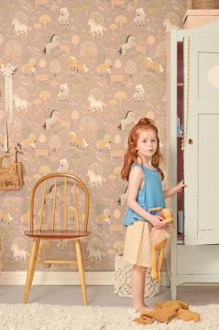 Majvillan Tapet My Sweet Pony, Soft Lilac