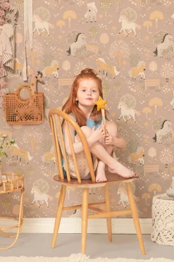 Majvillan Tapet My Sweet Pony, Soft Lilac